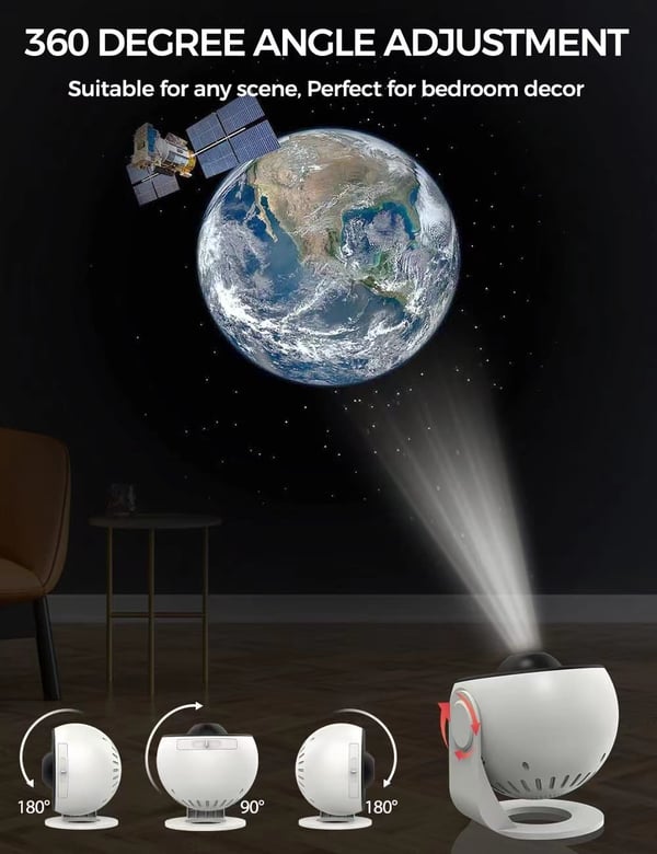 Stjärnprojektor med Planetarium LED Galaxy Lampa