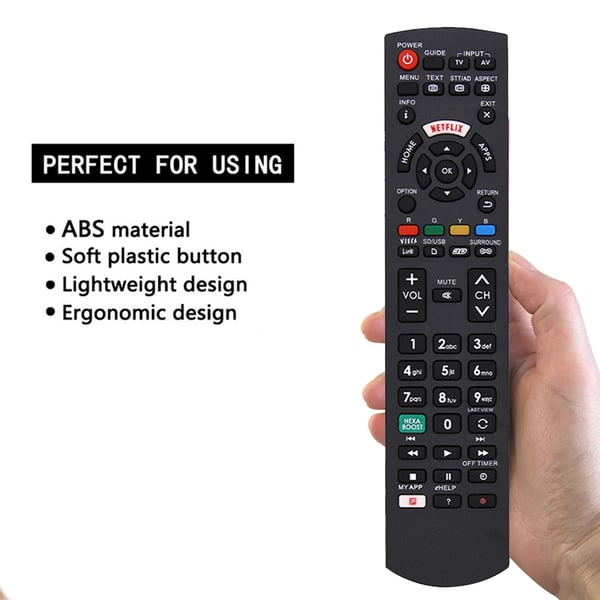 Panasonic Kompatibel Fjernbetjening Universal Erstatningsfjernbetjening