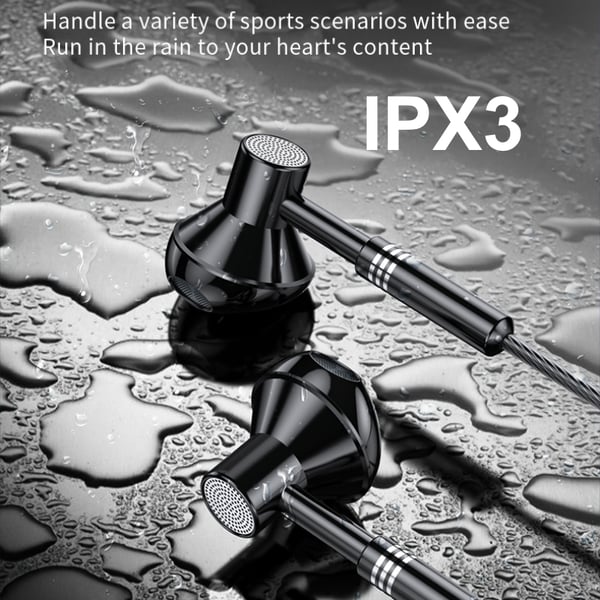 USB-C In-Ear Hodetelefoner med Ledning DAC Svart