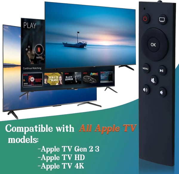 Universal IR Erstatningsfjernkontroll Apple TV Kompatibel