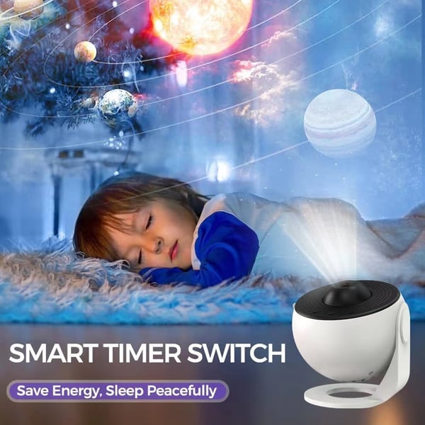 Stjärnprojektor med Planetarium LED Galaxy Lampa