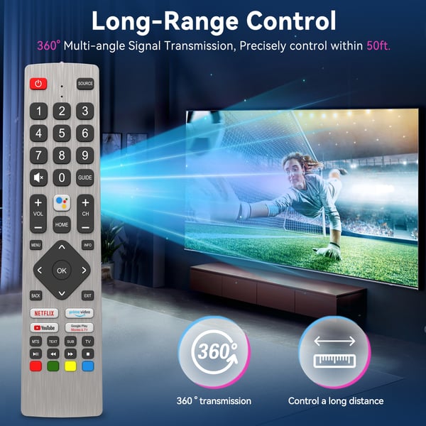 Sharp Kompatibel TV Fjernbetjening SHWRMC0133