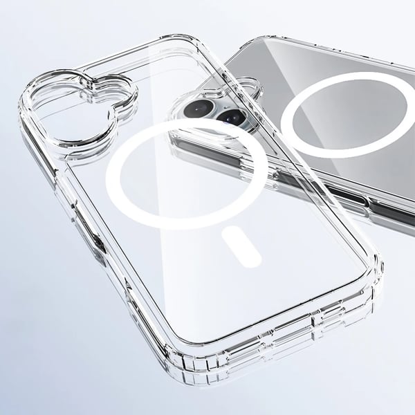 iPhone 16 Magnetisk Mobilcover Magsafe Kompatibel Gennemsigtig