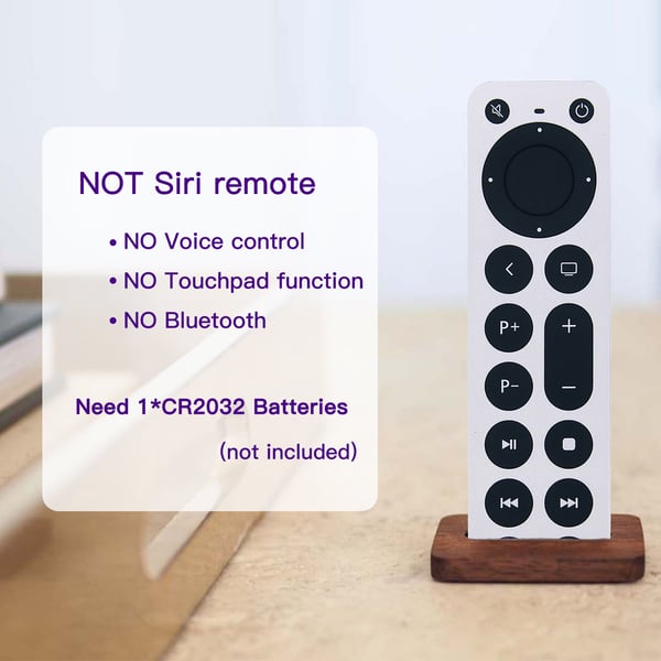 Apple TV 4K Kompatibel Fjärrkontroll