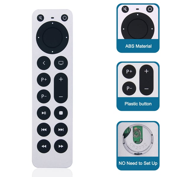 Apple TV 4K Kompatibel Fjärrkontroll