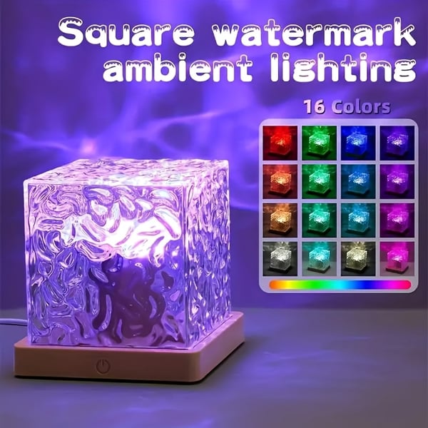 LED RGB Aurora Lampe Atmosfærisk Dekorativ Nattlampe
