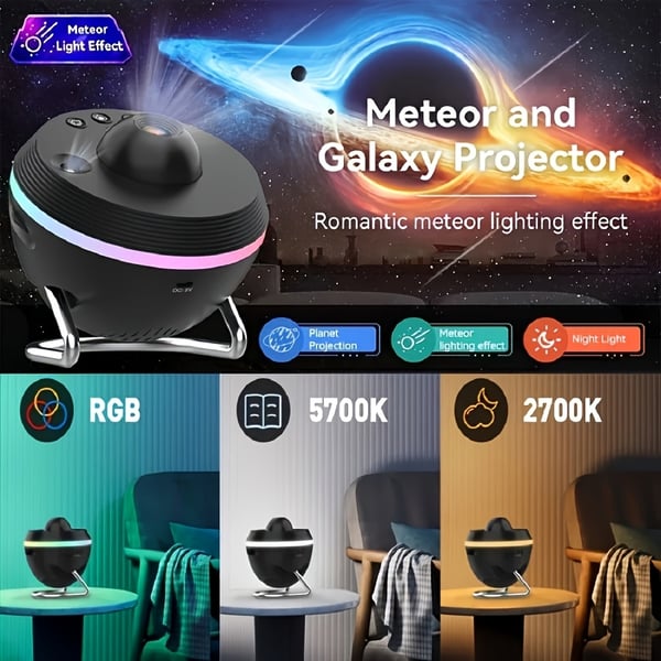 2025 4K LED Planetarium med Galax och Stjärnhimmel