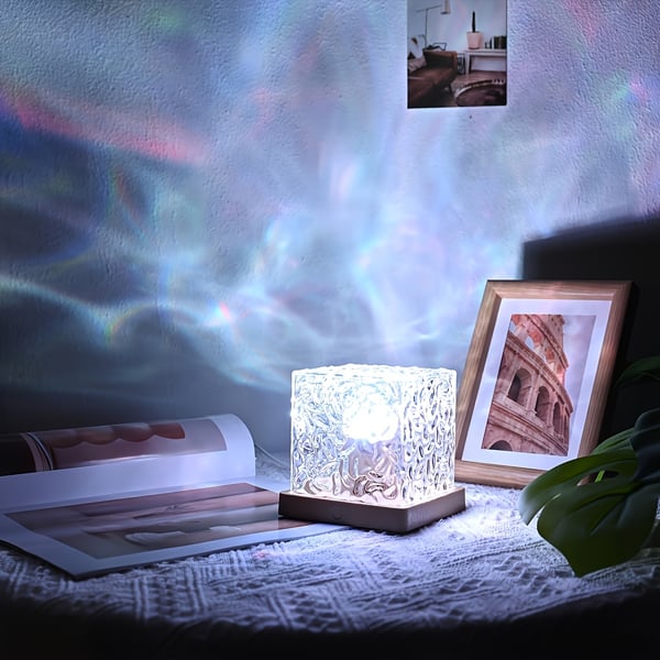 LED RGB Aurora Lampe Atmosfærisk Dekorativ Nattlampe