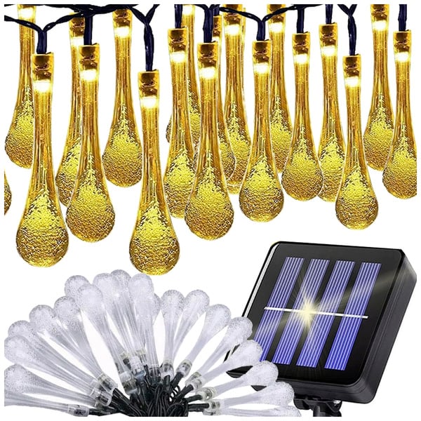 Solcelledrevet Istappkjede for Hage & Balkong - 20 LED
