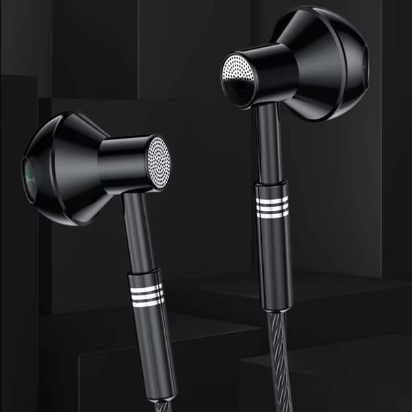 USB-C In-Ear Hodetelefoner med Ledning DAC Svart