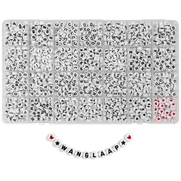 DIY Bokstavspärlor – Smyckesset för Personliga Armband & Halsband