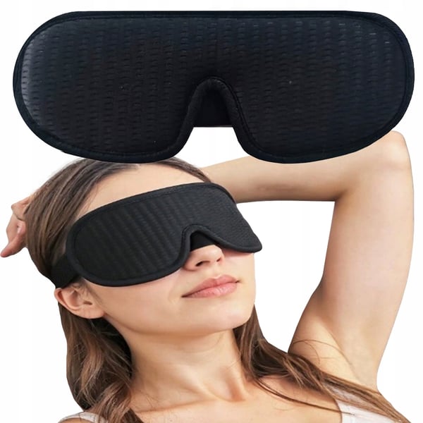 Pehmeä 3D-unimaski - Ergonominen, säädettävä ja täysin valoa estävä