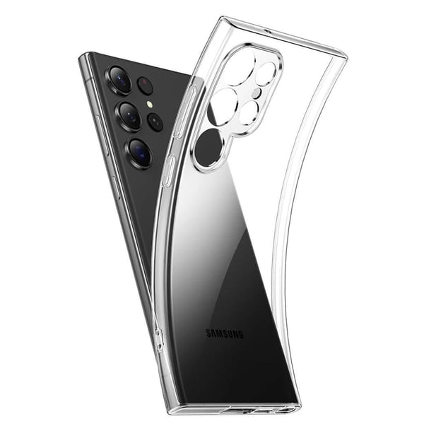 Genomskinligt TPU-skal till Samsung Galaxy S25 Ultra med Kameraskydd