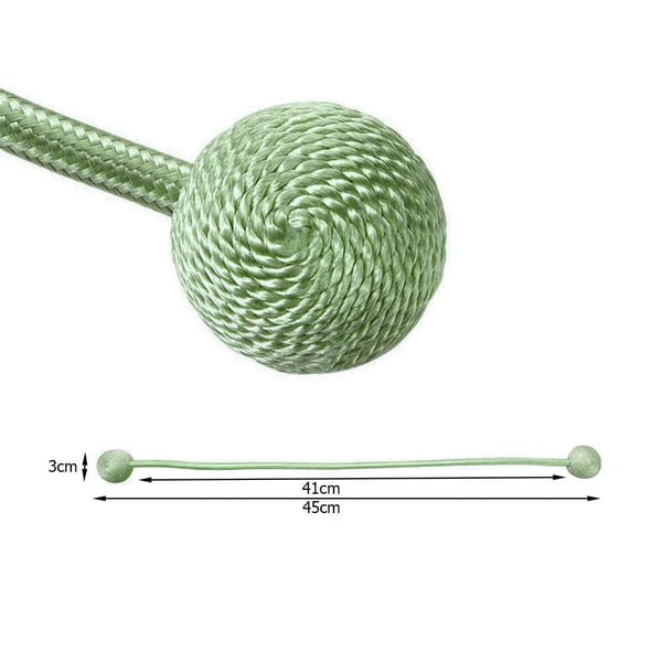 2-Pack Magnetiskt Gardinspänne Gardinknut Grön