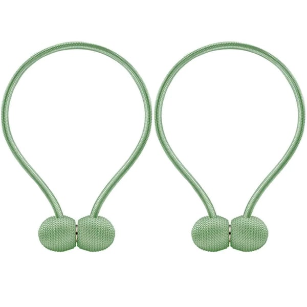 2-Pack Magnetiskt Gardinspänne Gardinknut Grön