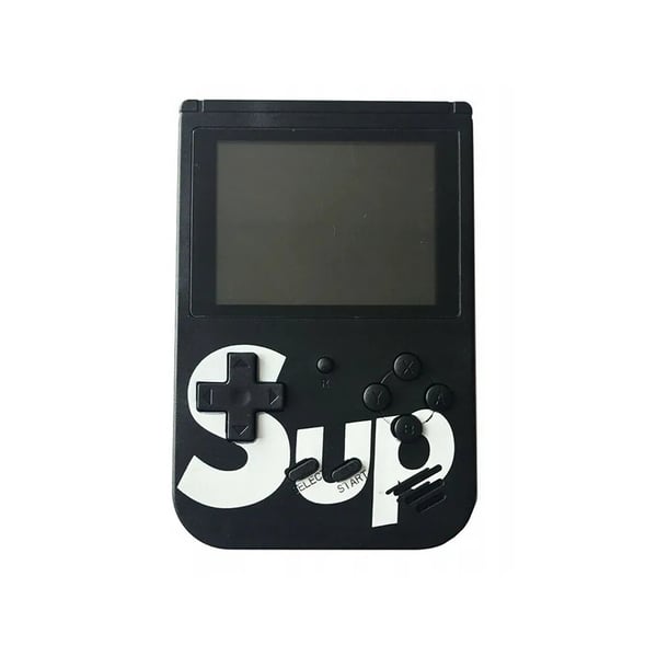 3" Mini Retro Håndholdt Spillkonsoll 400-i-1 32-Bit Svart