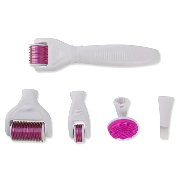 6-i-1 Derma Roller Kit for Microneedling Ansikt, Hals & Kropp