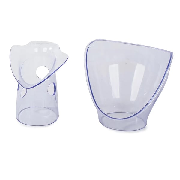 Ansigtsteam sauna – bærbar ansigtss dampmaskine og inhalator med to silikone masker, hurtig opvarmning og 55 ml tank.