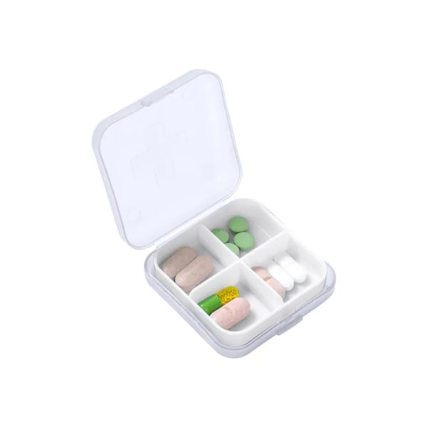 Dosett Pillerask för Medicin och Vitaminer Vit
