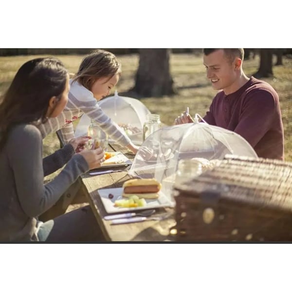 Insektsnät för Mat och Frukt – 40cm Skydd för Grill och Picknick