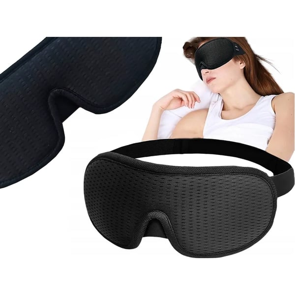 Pehmeä 3D-unimaski - Ergonominen, säädettävä ja täysin valoa estävä