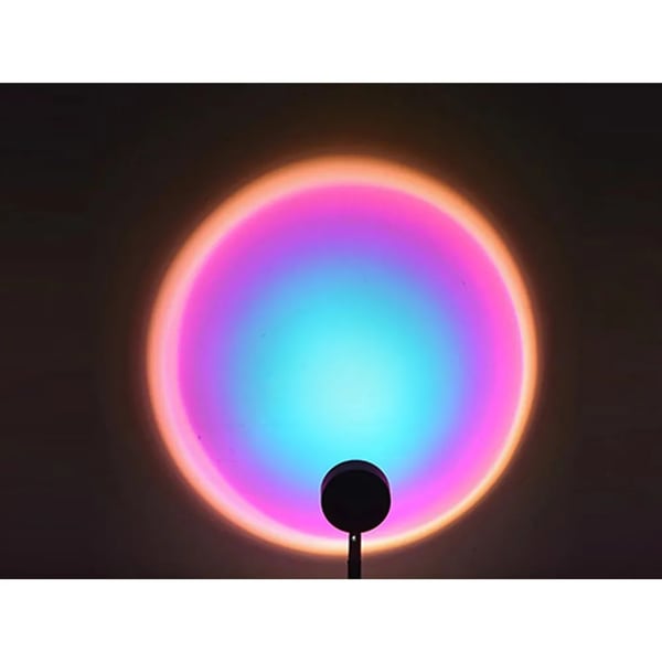 Solnedgangslampe Sunset Lampe Stemningsbelysning RGB Fjernbetjening