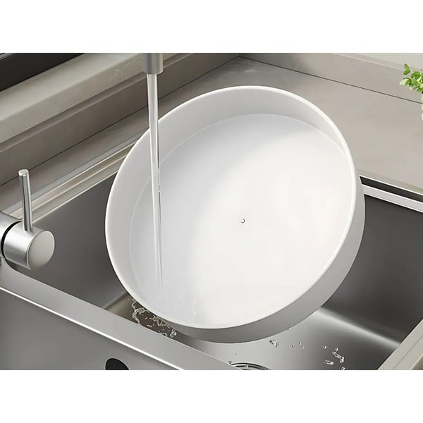 Svingbar Brett 25cm - Organisator for Kjøkken & Bad Lazy Susan Hvit