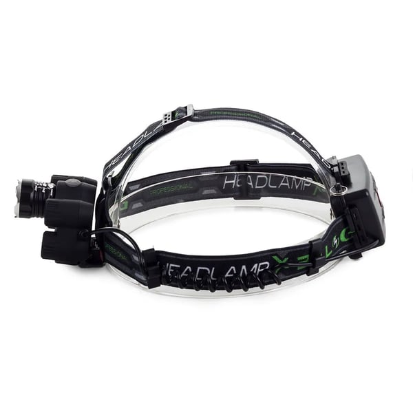 T63 LED Hodelykt med Zoom Oppladbar 400 m