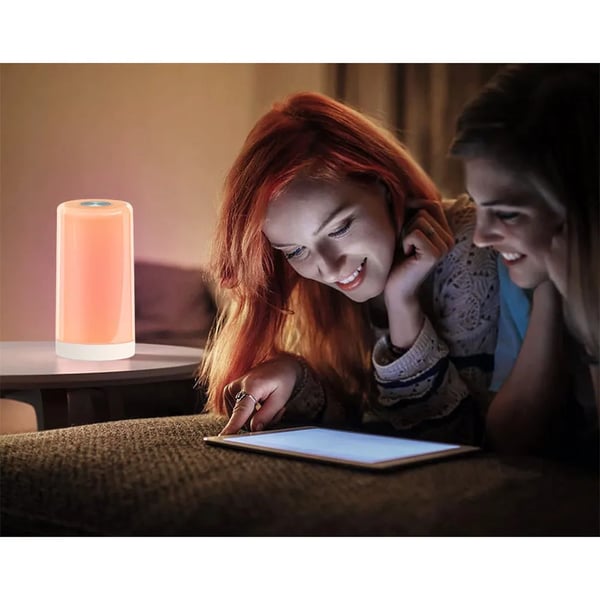 Trådlös LED-skrivbordslampa med USB och Touch-funktion