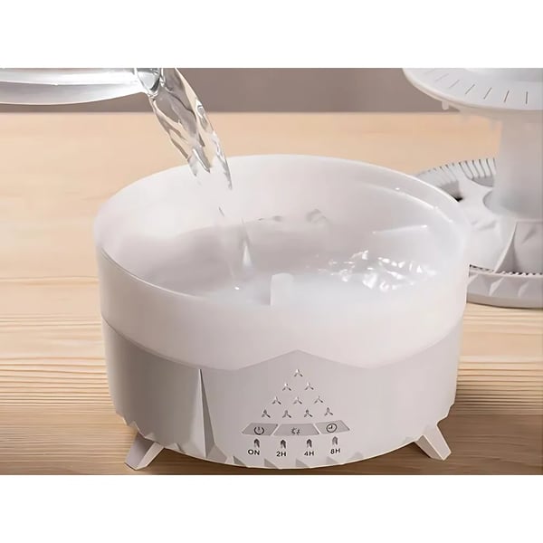 UFO Luftfukter & Duftspreder med Regn, LED-lampe og Fjernkontroll