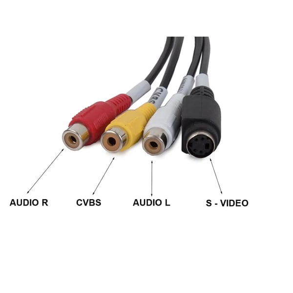 USB-videoomvandlare för VHS till PC – digitalisera VHS/Video8 via AV eller S-video, komplett set med drivrutin