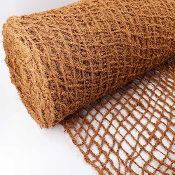 50 m Skråningsmåtte Bankmåtte Kokos 1 m bred Damfolie Kokosfibermåtte 450 g