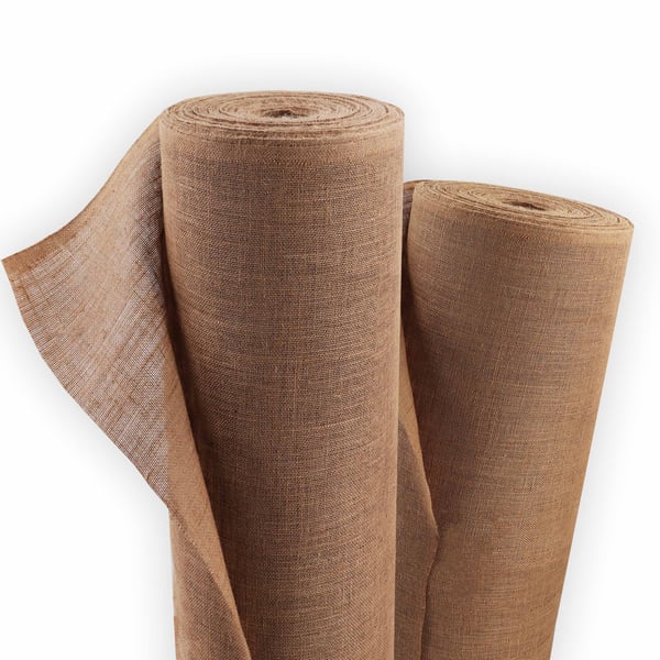 50 m x 1 m Jutestof 305 g/m² Jutemåtter Havejute Jutestof Jutebånd 50 m x 1 m Jutestof 305 g/m² Jutemåtter Havejute Jutestof Jutebånd