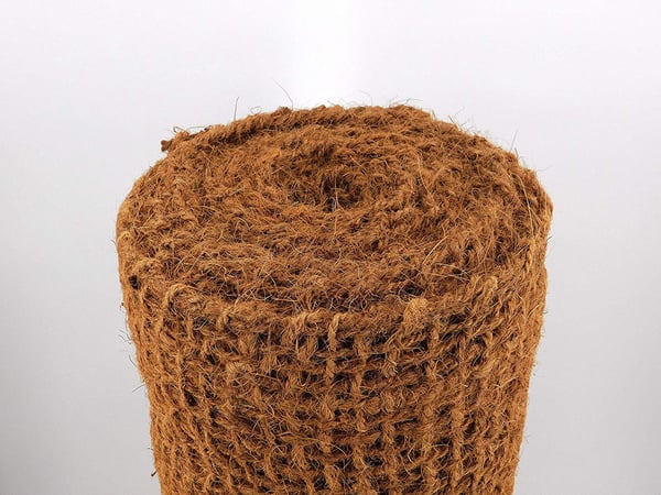 20 m sluttningsmatta Kokos 1 m bred Dammfolie Kokosfibermatta 750 g