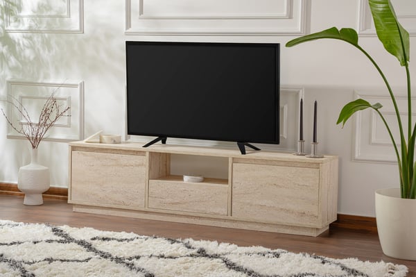 Lastulevy, Vanguard Travertiini, 160x42x29.5 cm