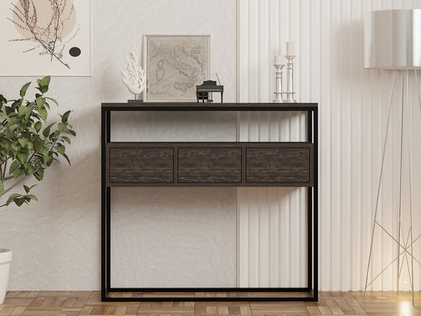 Konsolbord, Guarda, 100x90x29 cm, antracit