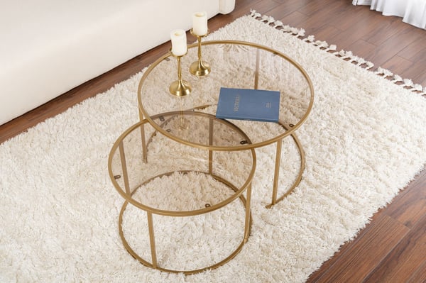Sofaborde, Aurum, 80x60 cm, Golden