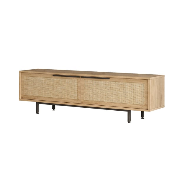 TV stativ med skuffer, 160x45,1x35,5 cm, brun