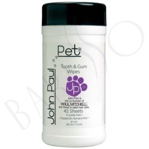 John Paul Pet Pet Tooth & Gum Wipes 45st John Paul Pet Pet Tooth & Gum Wipes 45st