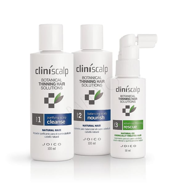 Joico Cliniscalp Advanced Thinning Rescue 3 Step Kit for Natural Hair Joico Cliniscalp Advanced Thinning Rescue 3 Step Kit for Natural Hair