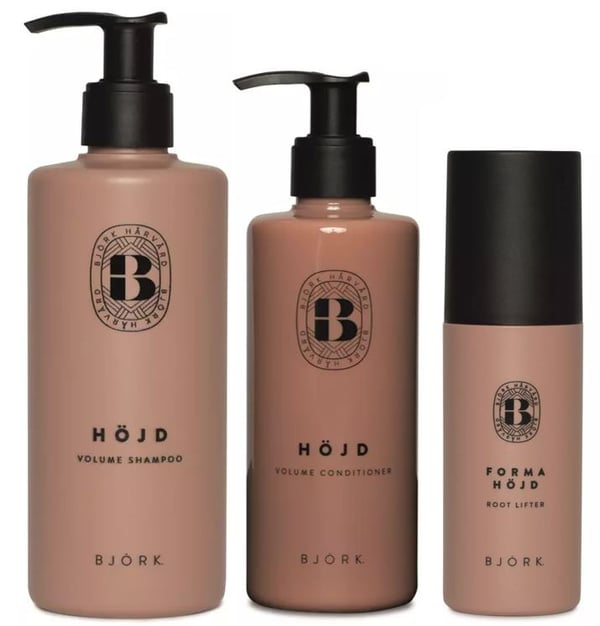 Björk Höjd Shampoo 300ml + Conditioner 250ml + Root lifter 150ml
