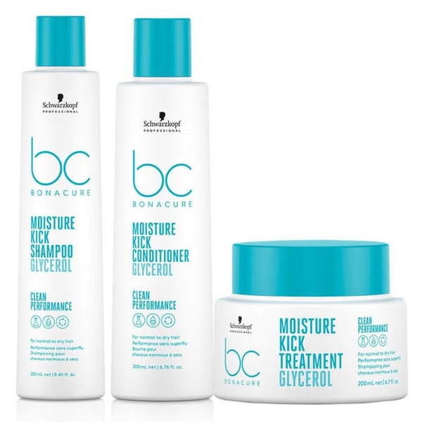 Schwarzkopf BC Bonacure Moisture Kick Trio 250ml + 200ml + 200ml