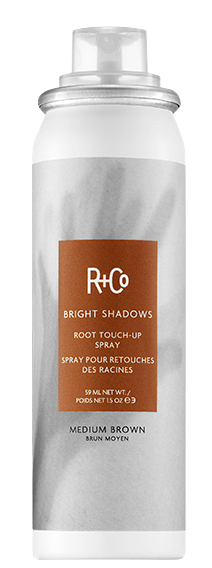 R+Co Bright Shadows Root Touch-Up Spray Medium Brown 59ml R+Co Bright Shadows Root Touch-Up Spray Medium Brown 59ml