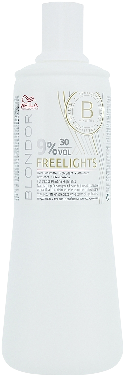Wella Professionals Blondor Freelights 9% 1000ml Wella Professionals Blondor Freelights 9% 1000ml