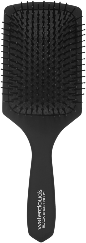 Waterclouds Black Brush NO.21 Large Paddle - Paddelborste - Hårborste