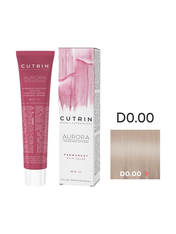 Cutrin AURORA Permanent Colors D 0.00 Add Some Dilute 60ml - Hårfärg