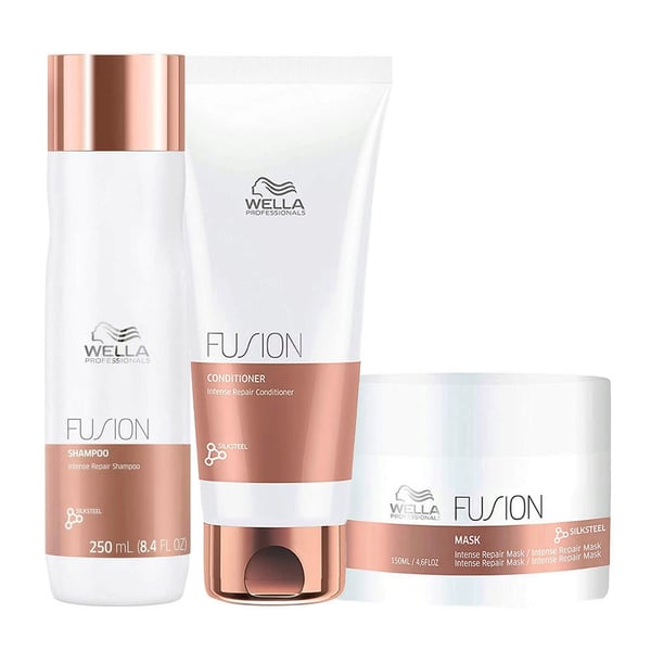 Wella Professionals Fusion Shampoo 250ml + Conditioner 200ml + Mask 150ml Wella Professionals Fusion Shampoo 250ml + Conditioner 200ml + Mask 150ml