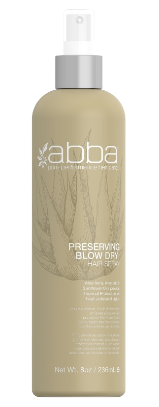 Abba Pure Preserving Blow Dry Spray 236ml Abba Pure Preserving Blow Dry Spray 236ml