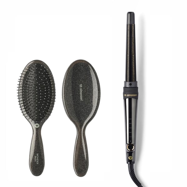 HH Simonsen ROD Curling Iron vs3 Black Orbit incl. Wonder Brush - Plattång