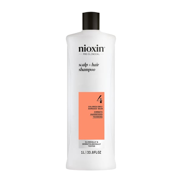 Nioxin System 4 Shampoo for Colored Thinning Hair 1000 ml - Schampo